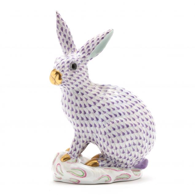 large-herend-porcelain-rabbit