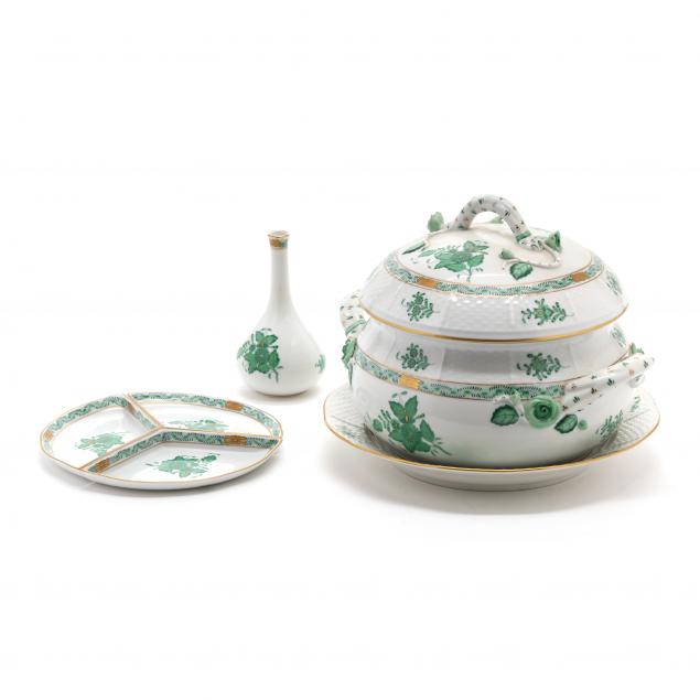herend-i-chinese-bouquet-green-i-tableware