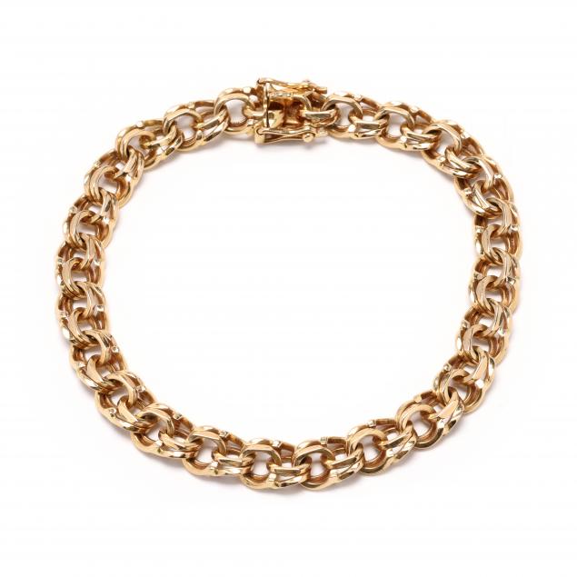 gold-link-bracelet