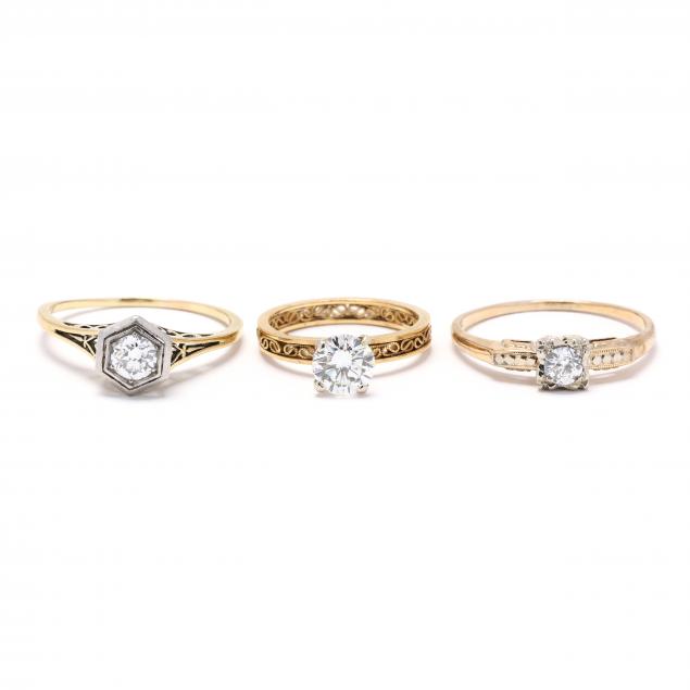 three-gold-and-diamond-rings