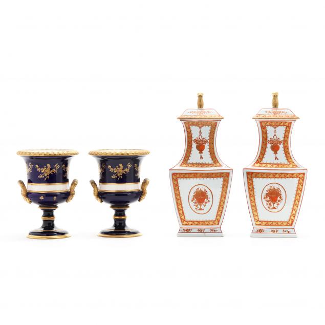 two-pair-of-mottahedeh-decorative-ceramics