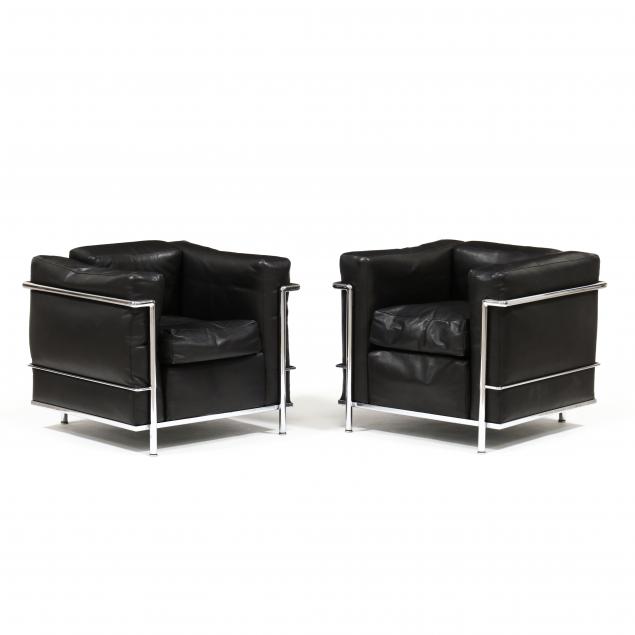 le-corbusier-swiss-french-1887-1965-pair-of-lc2-i-grand-confort-petit-i-chairs