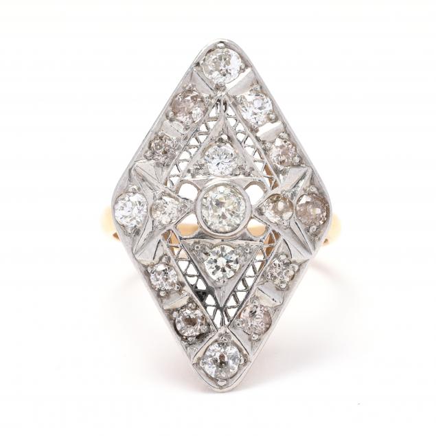 art-deco-style-platinum-topped-gold-gold-and-diamond-ring