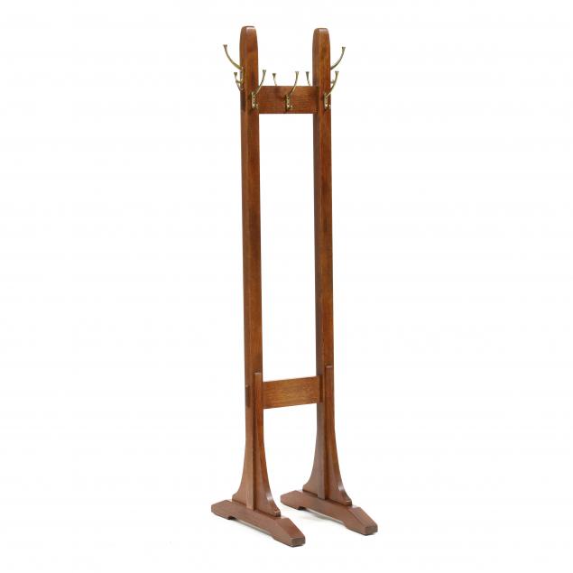 stickley-mission-oak-coat-rack