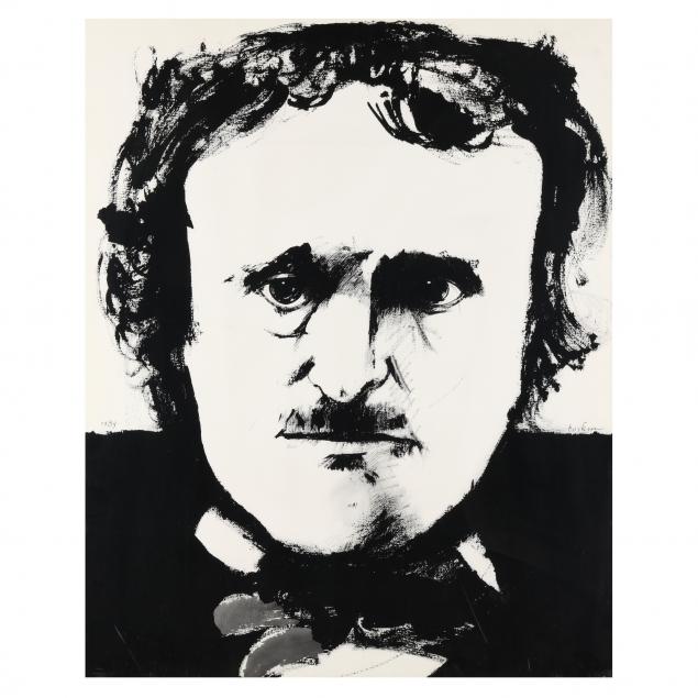 leonard-baskin-american-1922-2000-i-edgar-allan-poe-i-poster