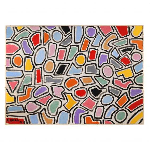 sam-ezell-nc-large-colorful-abstract-painting