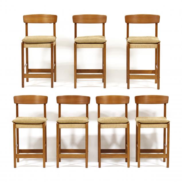 seven-danish-modern-teak-barstools