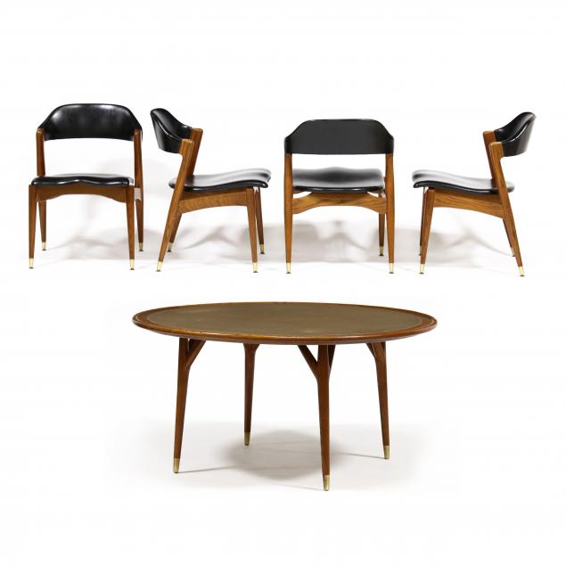 jack-van-der-molen-american-1922-2011-game-table-and-four-chairs
