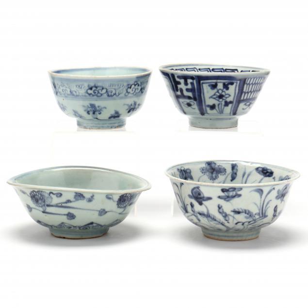 four-chinese-blue-and-white-porcelain-bowls