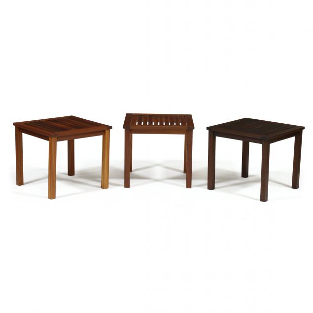 three-teak-slat-top-side-tables