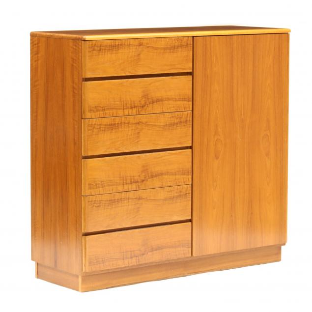 danish-modern-teak-chifferobe