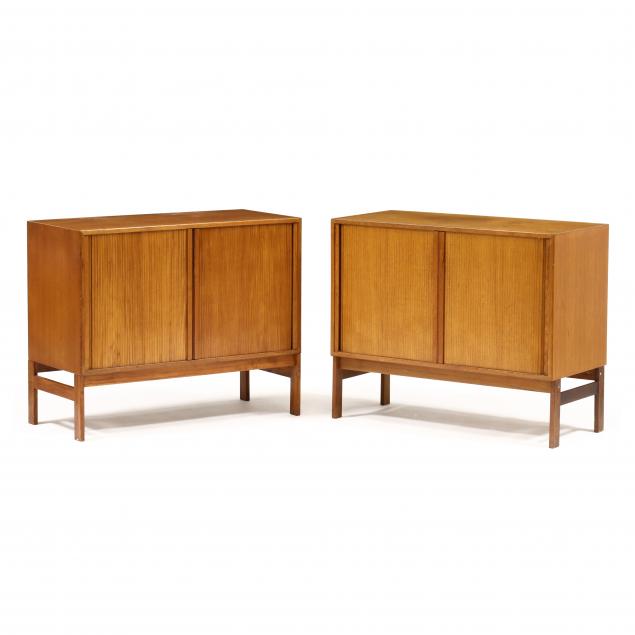hansen-guldborg-pair-of-danish-modern-tambour-cabinets