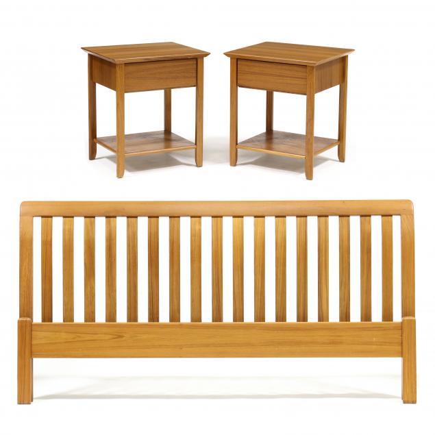 danish-modern-teak-king-size-bed-and-night-stands