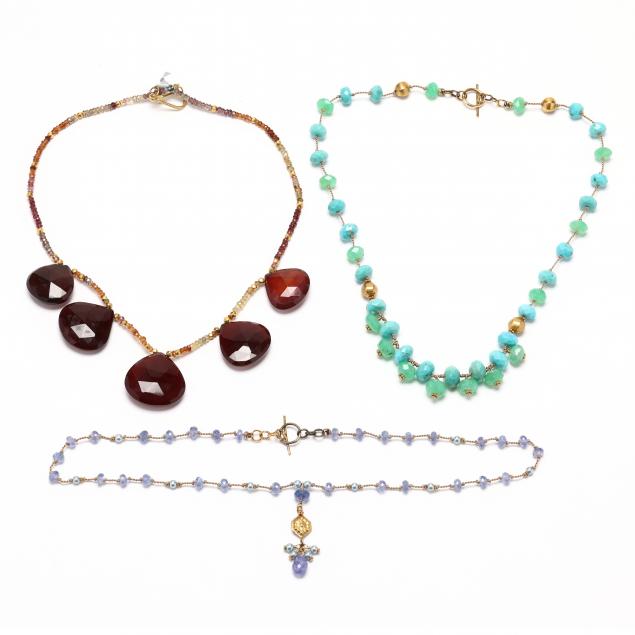 three-gemstone-station-necklaces-with-drops