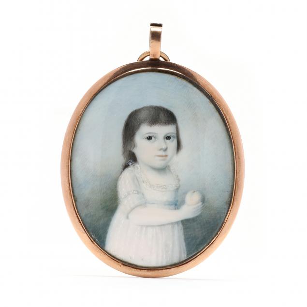 late-18th-century-portrait-miniature-of-child-holding-a-peach