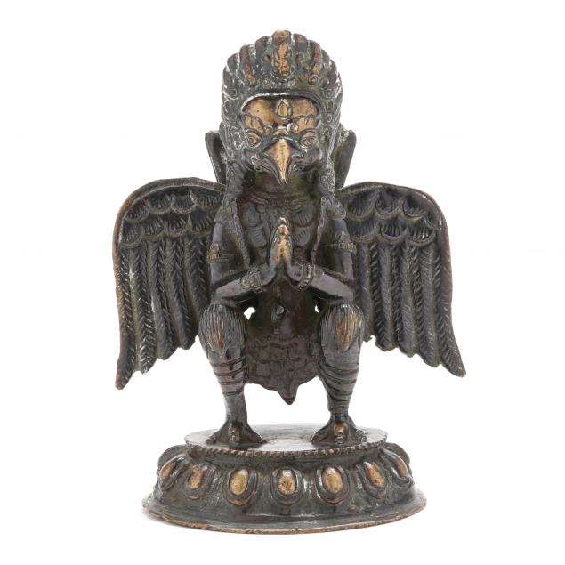 a-nepalese-bronze-sculpture-of-garuda