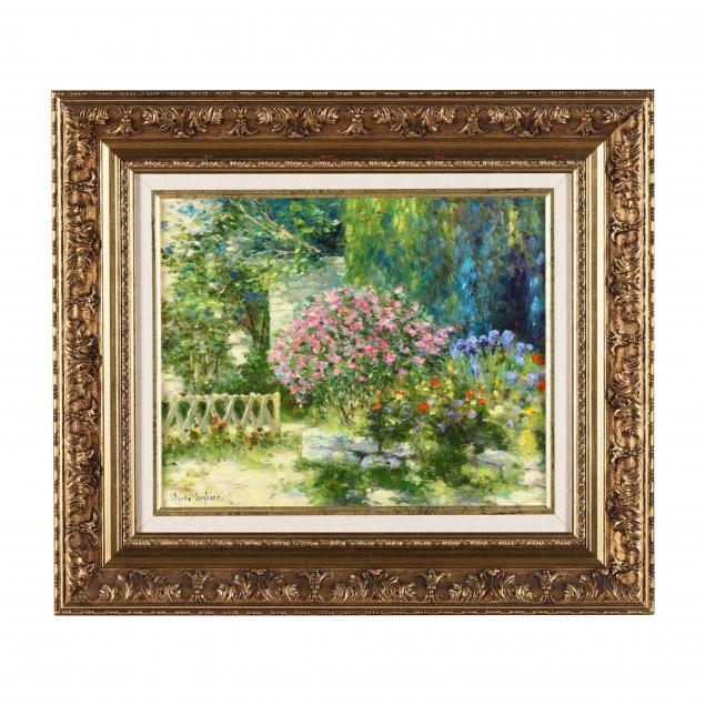 claude-cambour-french-b-1940-garden-scene