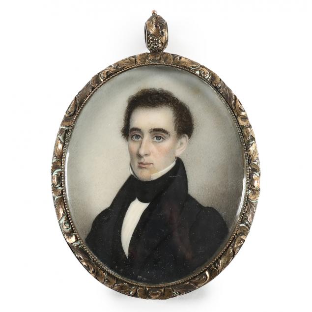 19th-century-portrait-miniature-of-a-gentleman