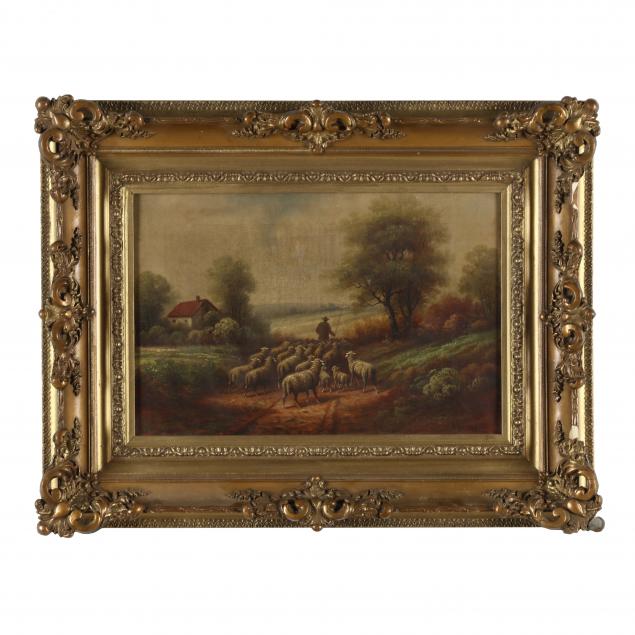 abel-nichols-american-1815-1860-landscape-with-sheep