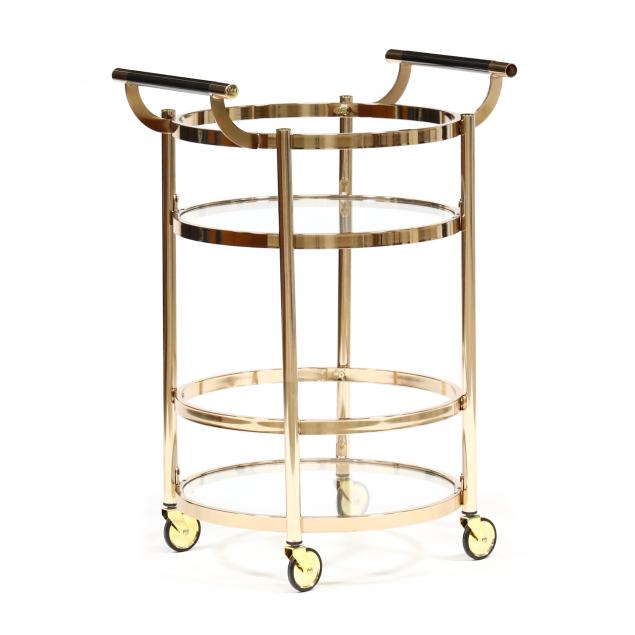 gilt-metal-and-glass-modern-bar-cart