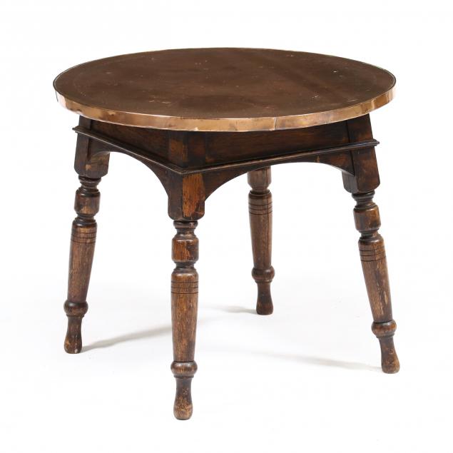vintage-copper-top-side-table