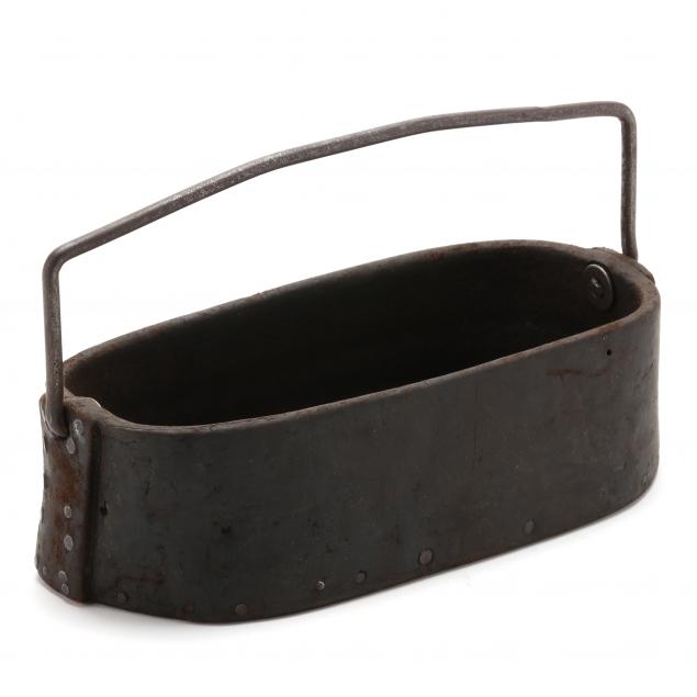 An Antique Leather Tool Basket (Lot 193 - February Estate AuctionFeb 15 ...