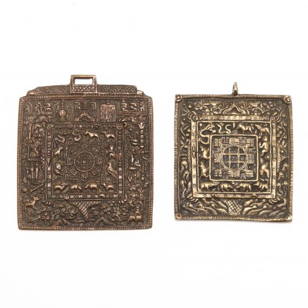 two-tibetan-zodiac-calendar-protection-votive-plaques
