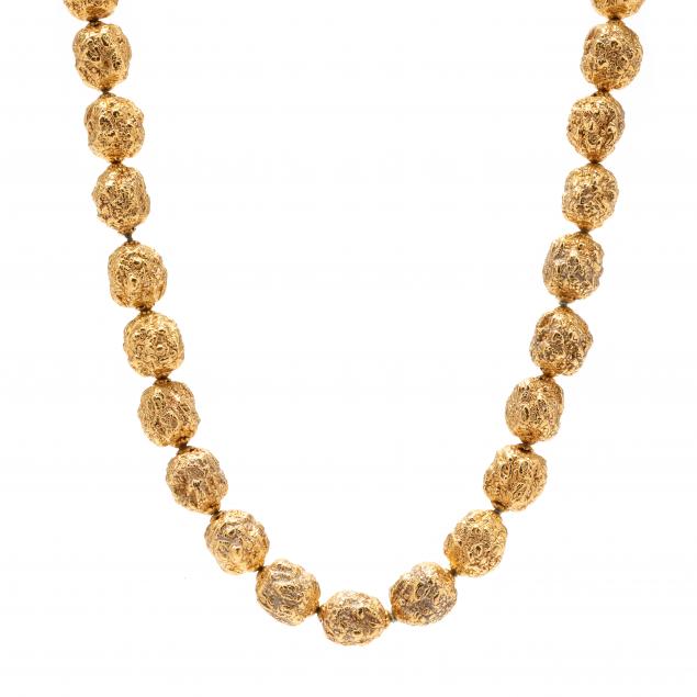 gold-nugget-bead-necklace