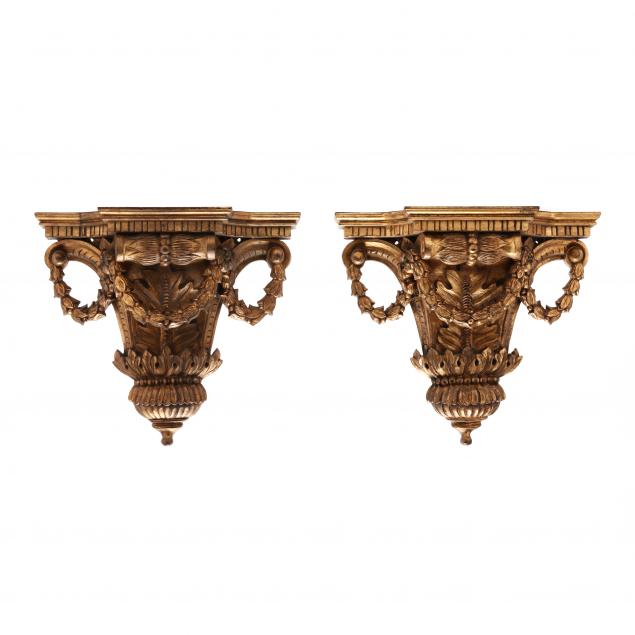 pair-of-rococo-style-giltwood-wall-brackets