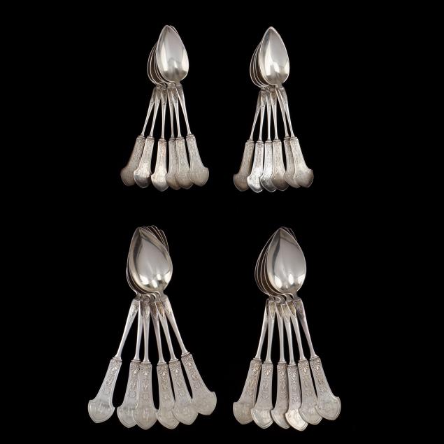 collection-of-gorham-i-corinthian-i-sterling-silver-spoons