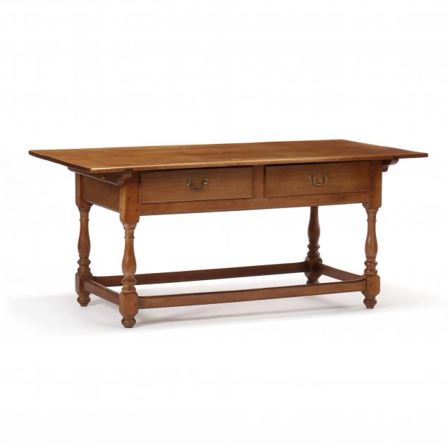 north-carolina-walnut-stretcher-base-tavern-table