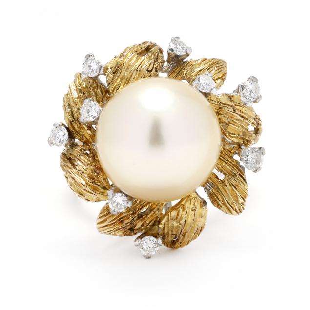 gold-pearl-and-diamond-ring