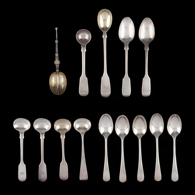 collection-of-english-silver-spoons