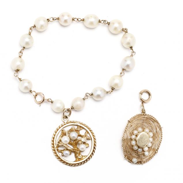 gold-and-pearl-station-bracelet-with-two-gold-and-pearl-charms