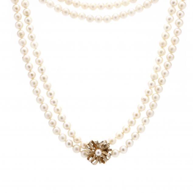 double-strand-pearl-necklace-with-gold-and-pearl-clasp