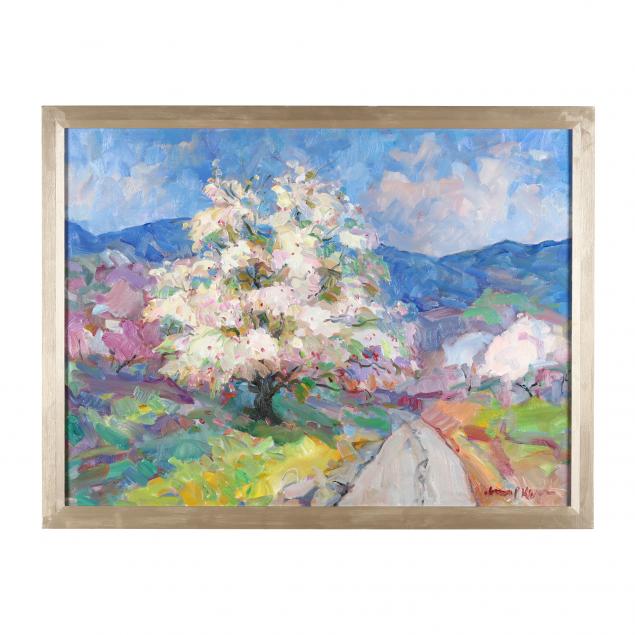 james-p-kerr-american-b-1953-i-blossoming-cherry-tree-i