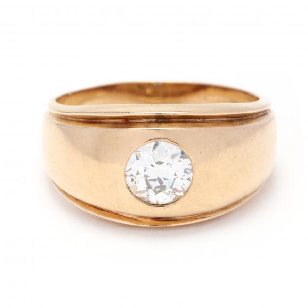 gent-s-gold-and-diamond-ring