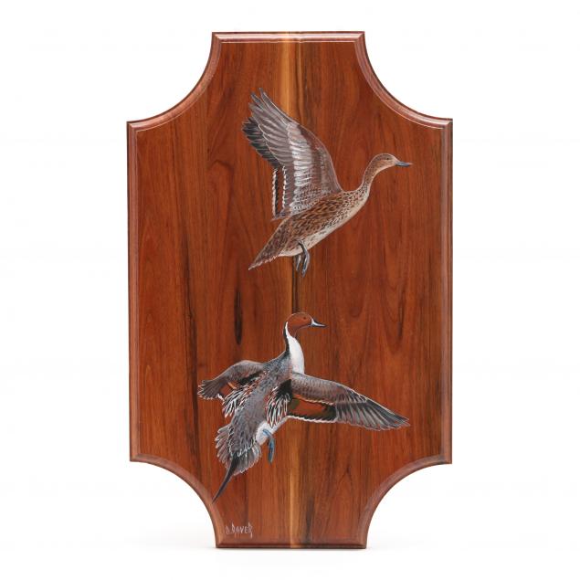 duane-raver-nc-1927-2022-pintails-in-flight-plaque