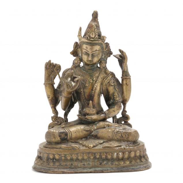 a-himalayan-gilt-bronze-sculpture-of-chenrezig