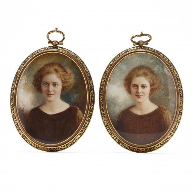 c-chandler-ross-british-american-1882-1952-two-revivalist-portrait-miniatures