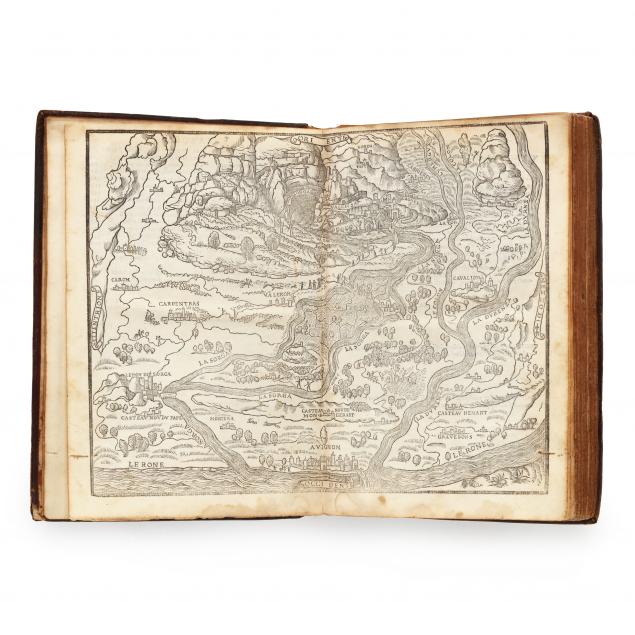 first-edition-of-vellutello-s-commentary-on-petrarch-with-map