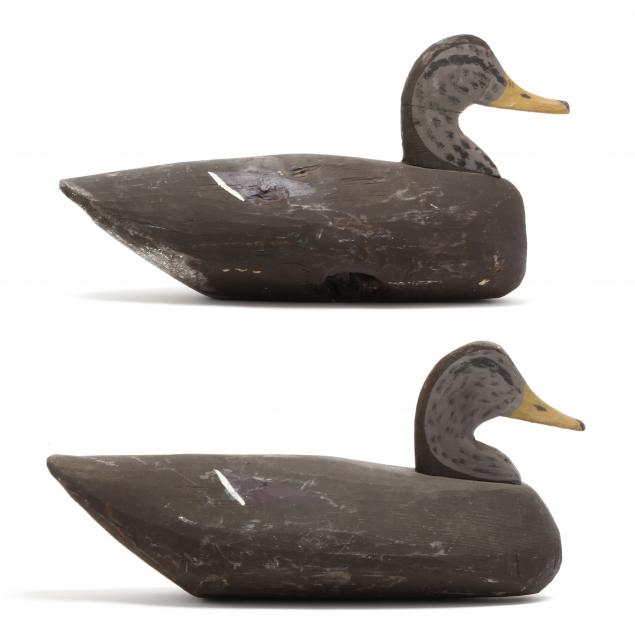 ambrose-hambone-twiford-nc-1926-2002-pair-of-black-ducks