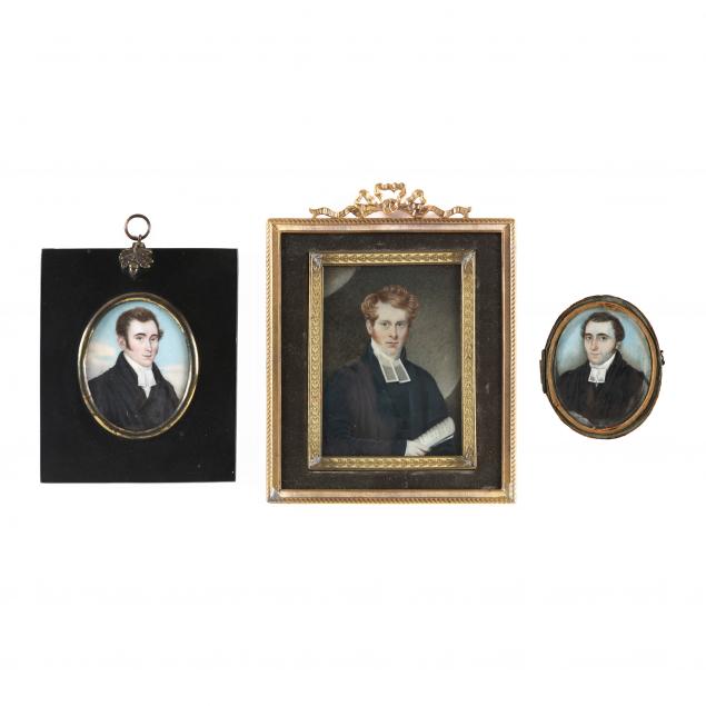 three-19th-century-portrait-miniatures-of-anglican-clergymen