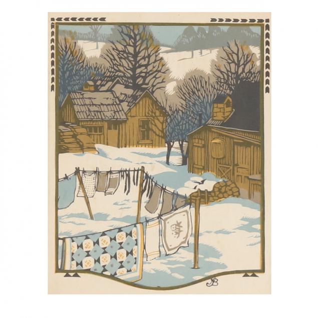 gustave-baumann-american-1881-1971-i-first-snow-i