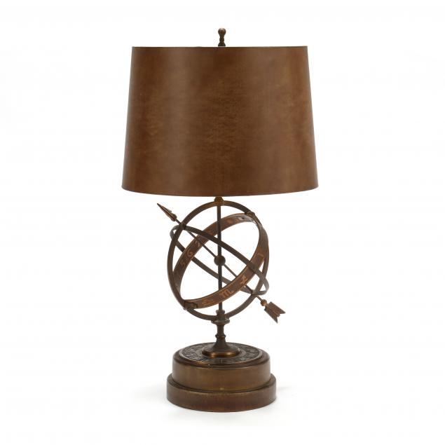 vintage-frederick-cooper-bronze-armillary-zodiac-table-lamp