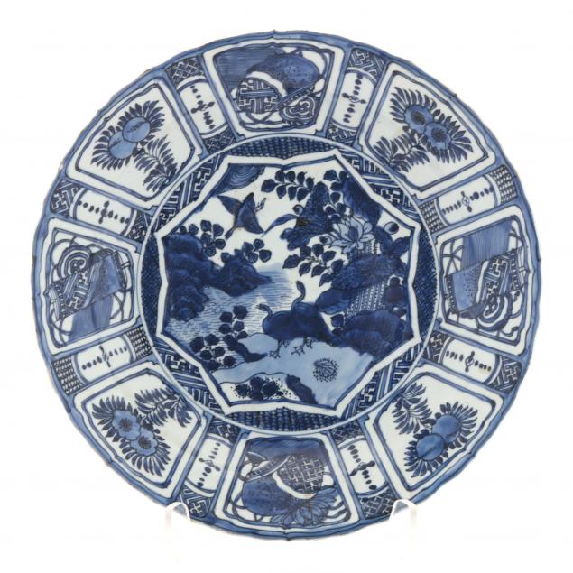 a-chinese-ming-kraak-blue-and-white-porcelain-charger