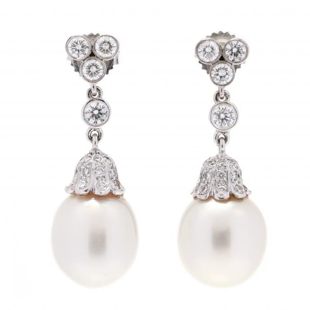 white-gold-south-sea-pearl-and-diamond-earrings