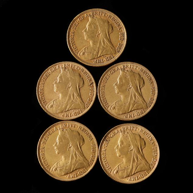 great-britain-five-5-late-victorian-gold-sovereigns