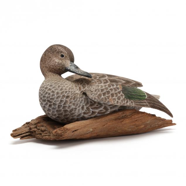 preening-green-winged-teal-signed-emery