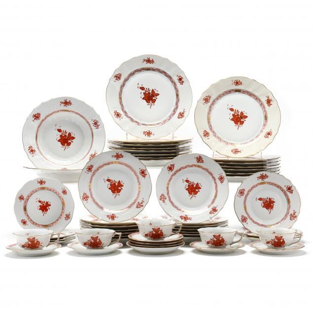 herend-i-chinese-bouquet-rust-i-partial-dinner-service